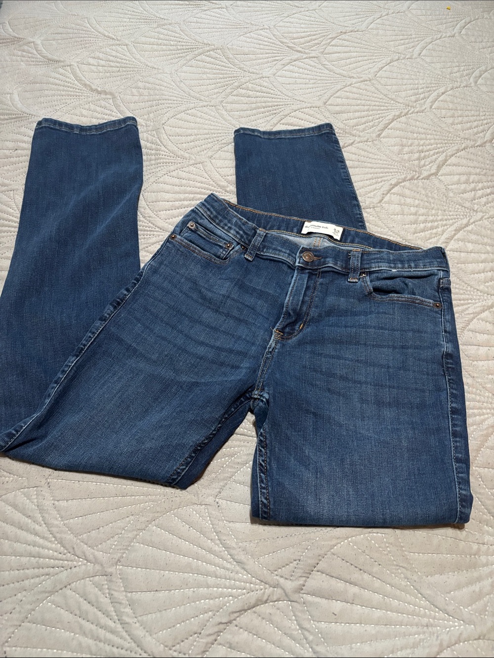 abercrombie kids Dark Blue Skinny Jeans